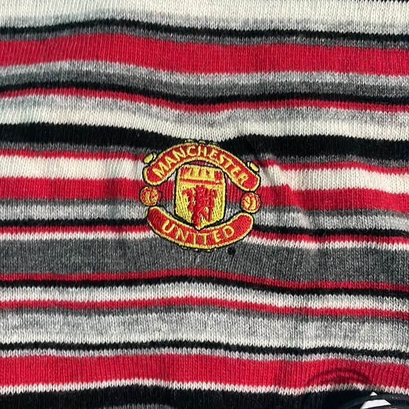 Paul Smith Manchester United striped wool cashmere blend scarf - Picture 4 of 14